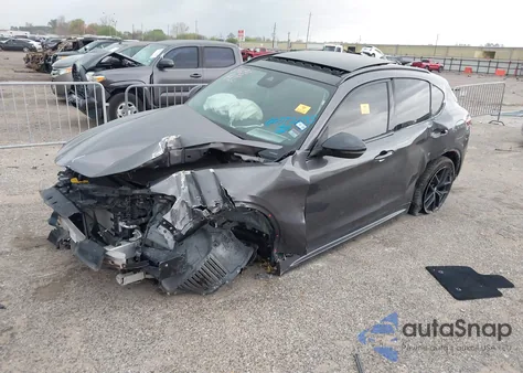 2021 Alfa Romeo Stelvio Ti Awd from USA, damaged, VIN ZASPAKBN9M7D19692
